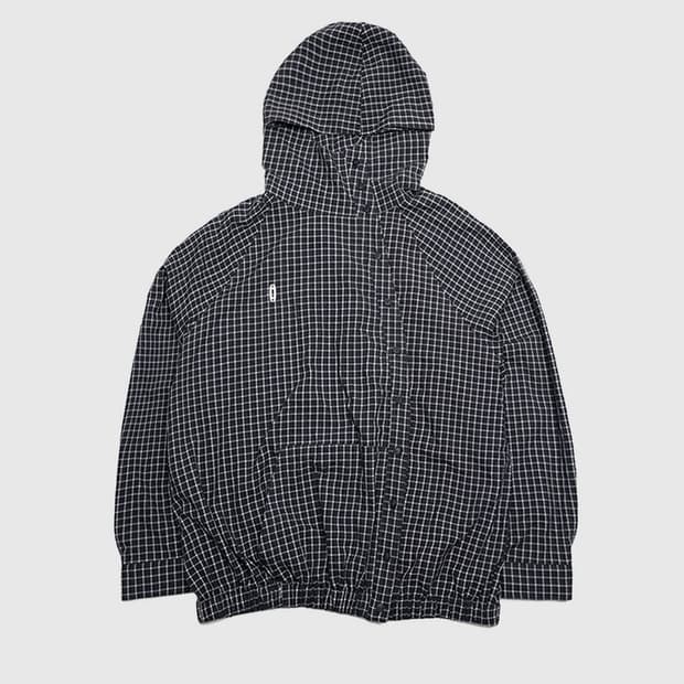 [OS] 할로미늄 체크 후드셔츠(김한주 착용)