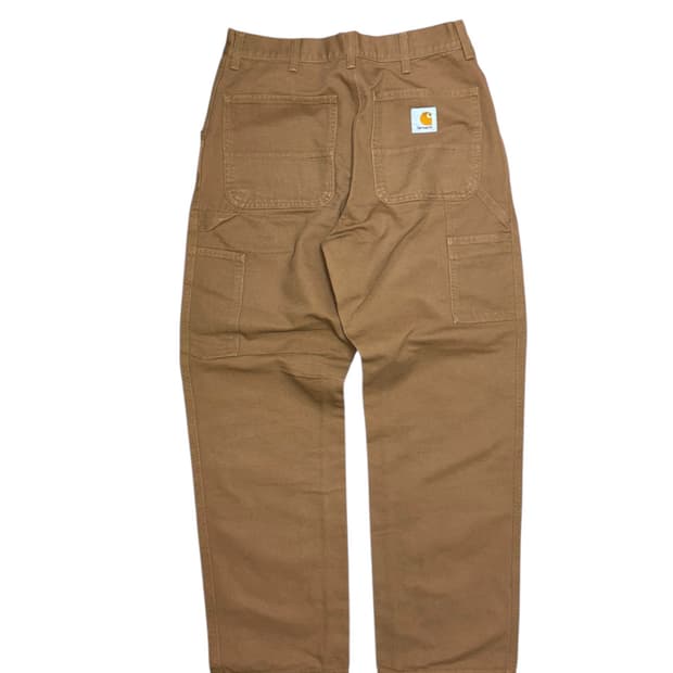 칼하트 wip 싱글니 브라운 카펜터 팬츠