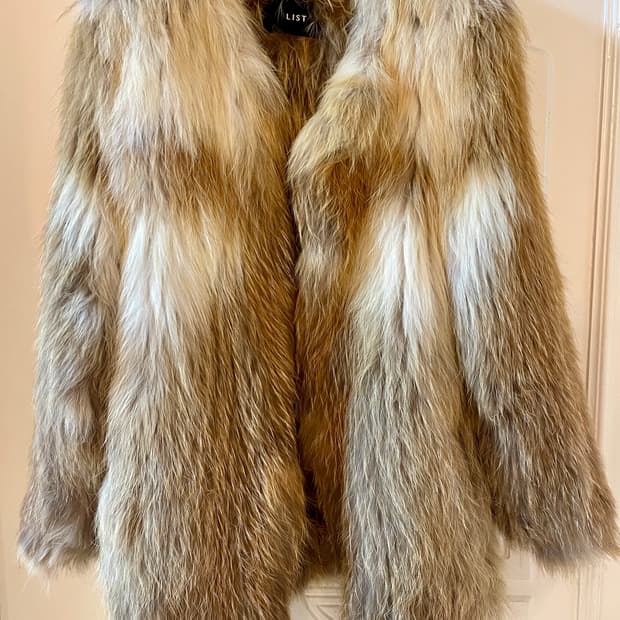 리스트(LIST) 천연 폭스 퍼코트(55~66)