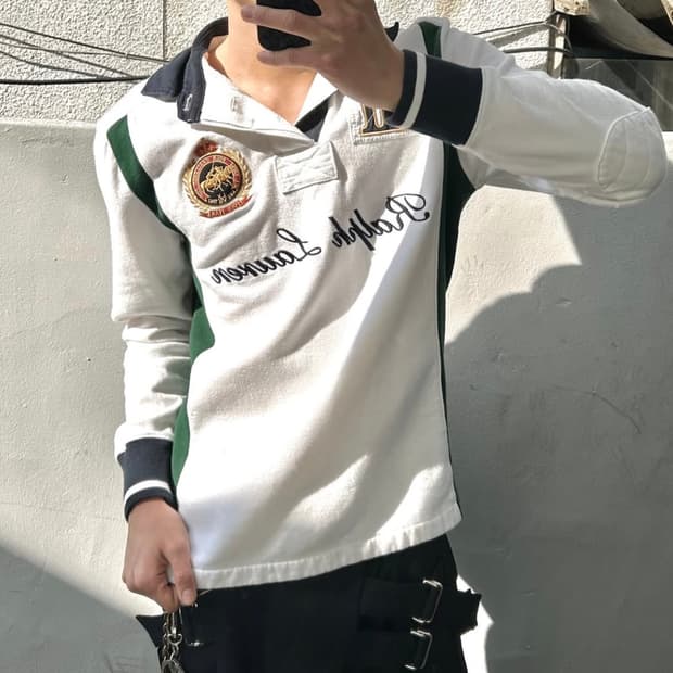 폴로 월드컵 긴팔 카라 럭비티