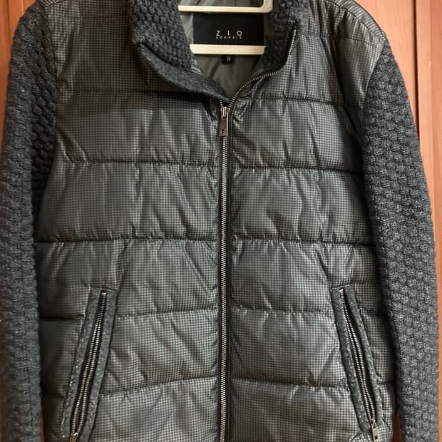 송지오 니트패딩점퍼