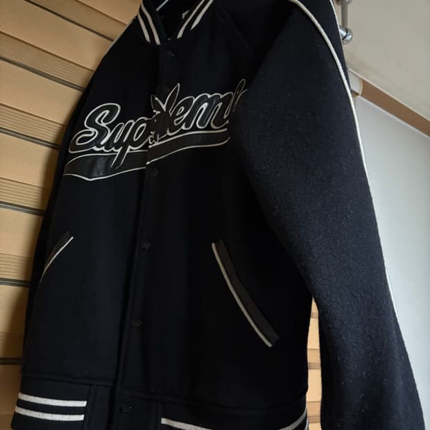 슈프림 플레이보이 바시티 자켓 M