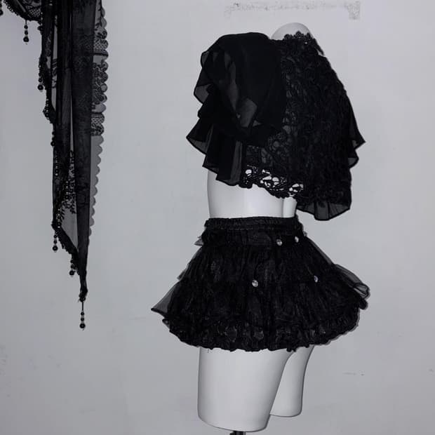 희귀매물) 고스 고딕 볼레로 다크페어리