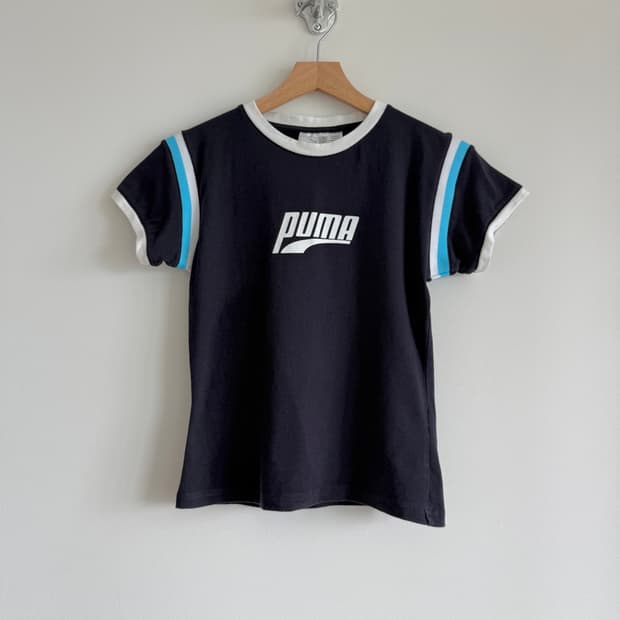 올드 푸마(PUMA) 베이비핏 반팔 티셔츠