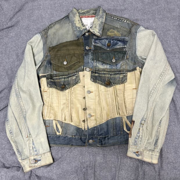 아크네스튜디오 트롱프뢰유 데님 자켓