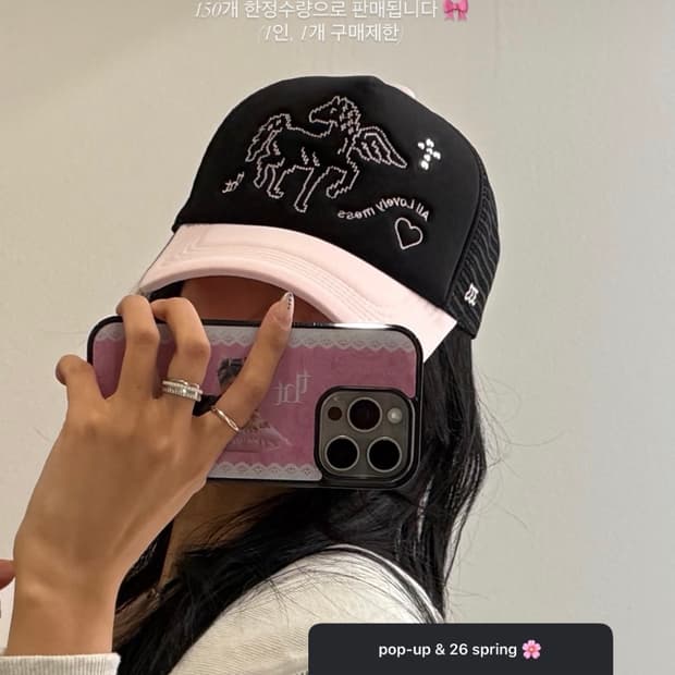 쓰리타임즈 팝업볼캡 판매해요