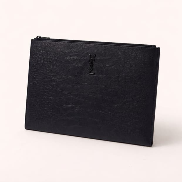 [S급] 생로랑 크로커다일 패턴 라지 클러치백 판매합니다!!!