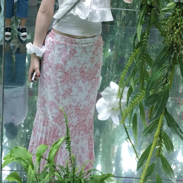 페어리 오리엔탈 동양풍 빈티지 롱스커트