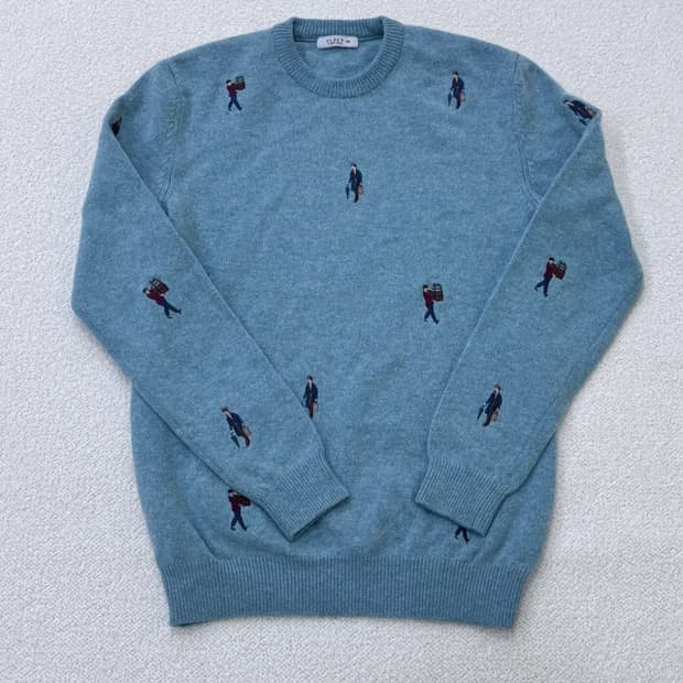 100 올젠 울 니트 티셔츠 