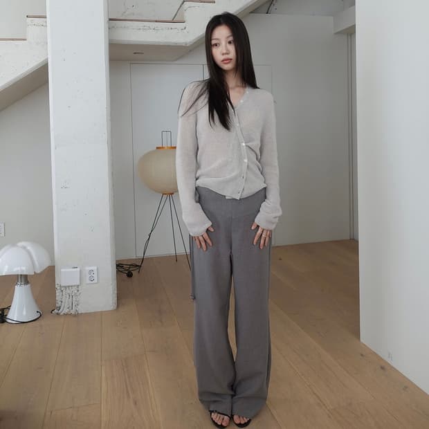 m.o.k 그레이 슬랙스