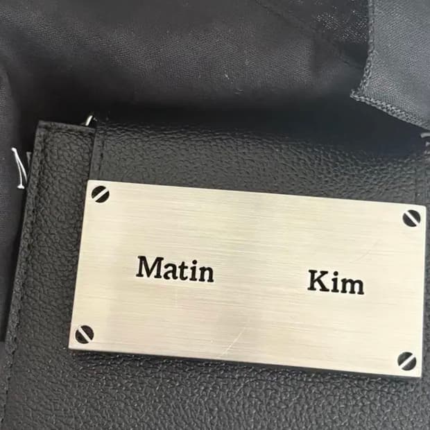 마뗑킴 아코디언 미니백 블랙