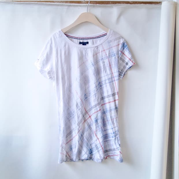 [TOMMY HILFIGER] gradation printing top