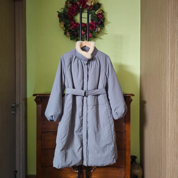 레니바이레니본 밍크배색 구스패딩