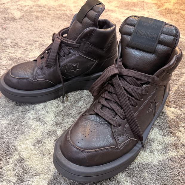 Rick Owens x Converse 릭오웬스 컨버스 터보웨폰 클레이