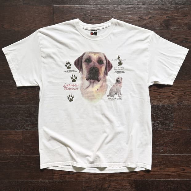 00s Labrador Retriever 빈티지 티셔츠