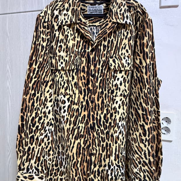 와코마리아 레오파드 셔츠자켓