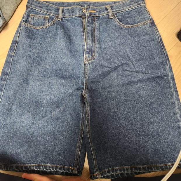 무신사 플루크 진청 버뮤다 xl