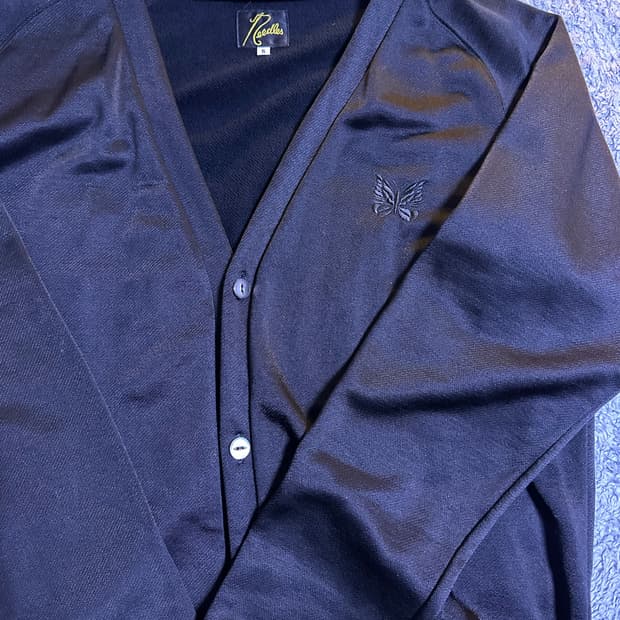 니들스 브라이트 브이넥 가디건 s