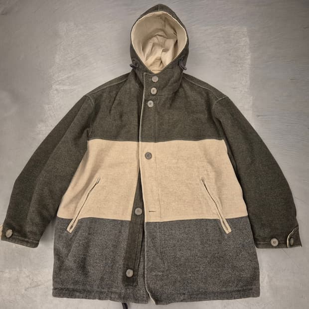 00s 휴고보스 캐시미어 울 후드 파카