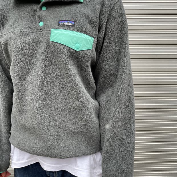 Patagonia Synchilla Nikel&Mint Snap-T