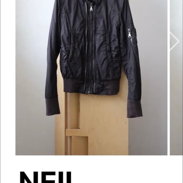 NEIL BARRETT Double Zip Up Bomber 봄버