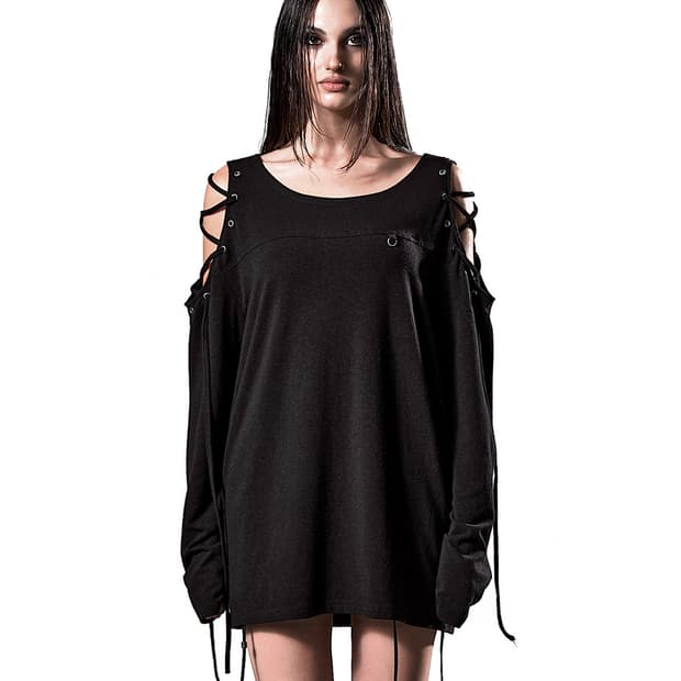 eyang CUT-OUT LACED EYELET LONGSLEEVE TO