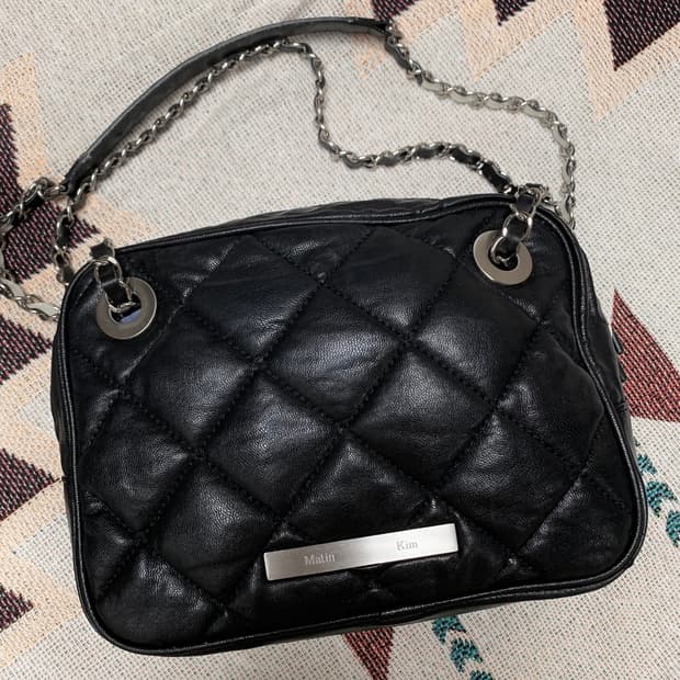 마뗑킴 미들 퀄팅 체인백