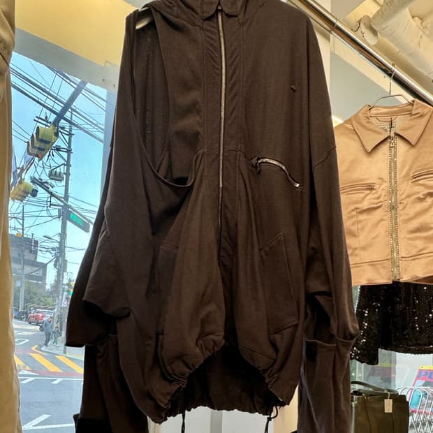 존 갈리아노 컷아웃 후드집업