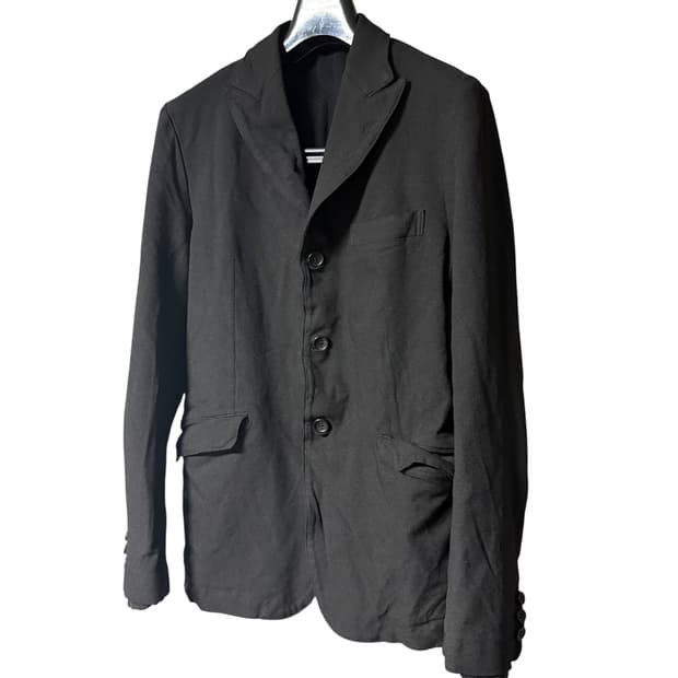 꼼데가르송 옴므 폴리 축융 자켓