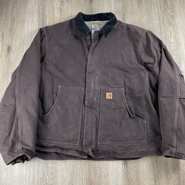 칼하트 J164 디트로이트 자켓 다크브라운 2XL
