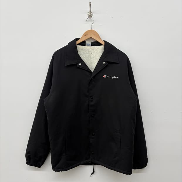 챔피온 블랙 뽀글이 안감 코치 자켓 XL
