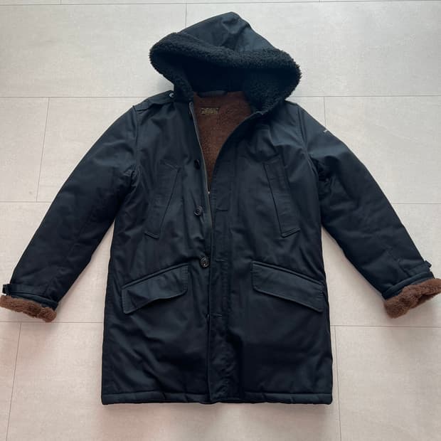 와코마리아 B-9 파카 자켓 블랙 M