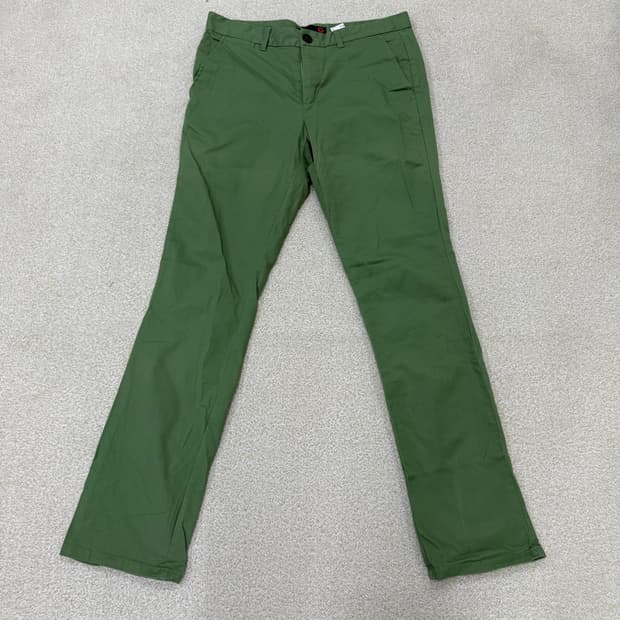 [32] 게스 그린 코튼팬츠  1231T1