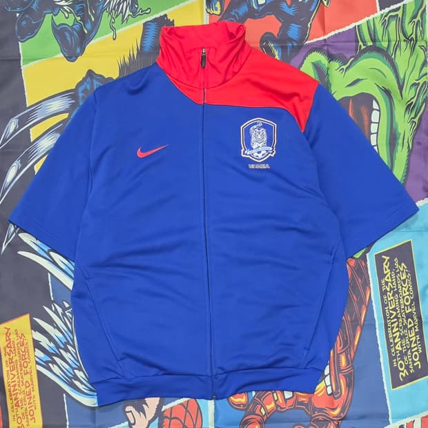 08-10 NIKE 대한민국 축구국대 반팔저지 L