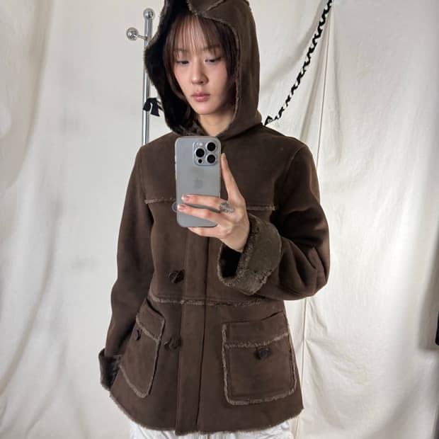 Burberry London 에코 시어링 자켓