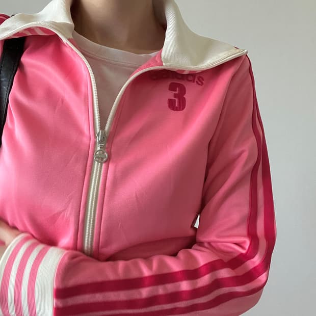 adidas 2000's strawberry milk Jersey 일본판