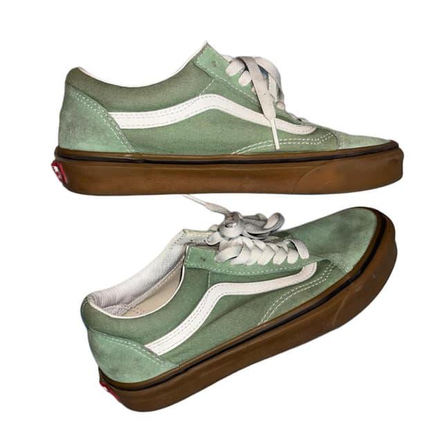 반스 바질그린 검솔 스니커즈