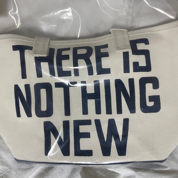 컬렉트피시스 there is nothing new 수비니어 토트백