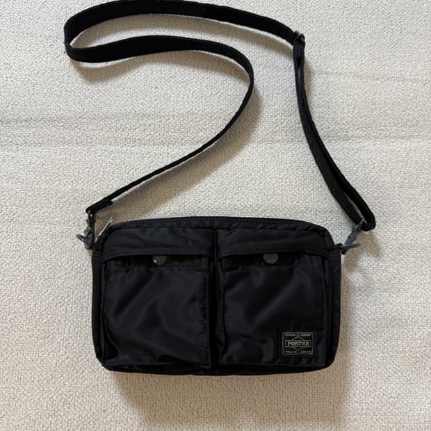 정품 PORTER 포터 탱커 숄더백 XS 블랙