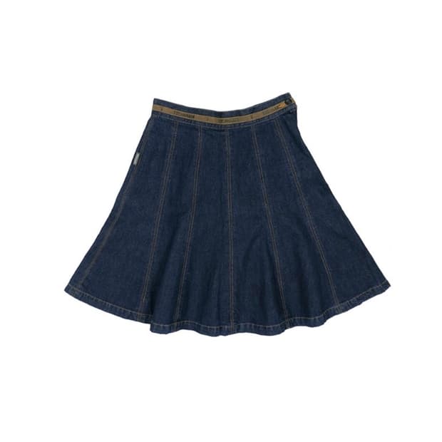 Trussardi flared denim skirt