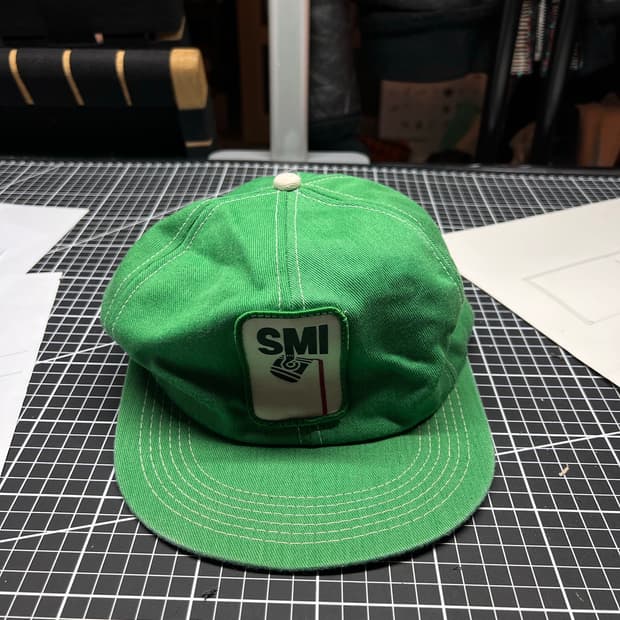 USA 빈티지모자 그린 6패널 vintage cap