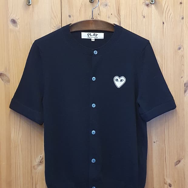 55.꼼데가르송 반팔가디건