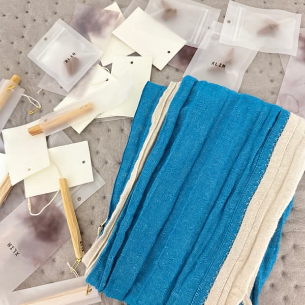 XLIM EP8 01 SCARF SKY BLUE