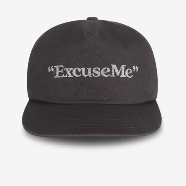 그램아운스파운드 Excuse Me 5-Panel Cap_Washed Ch