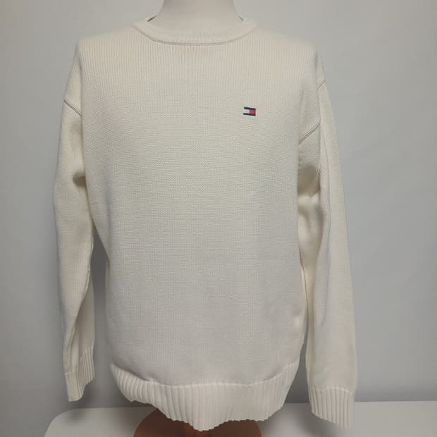 타미힐피거 올드스쿨 헤비 코튼 니트 [L]