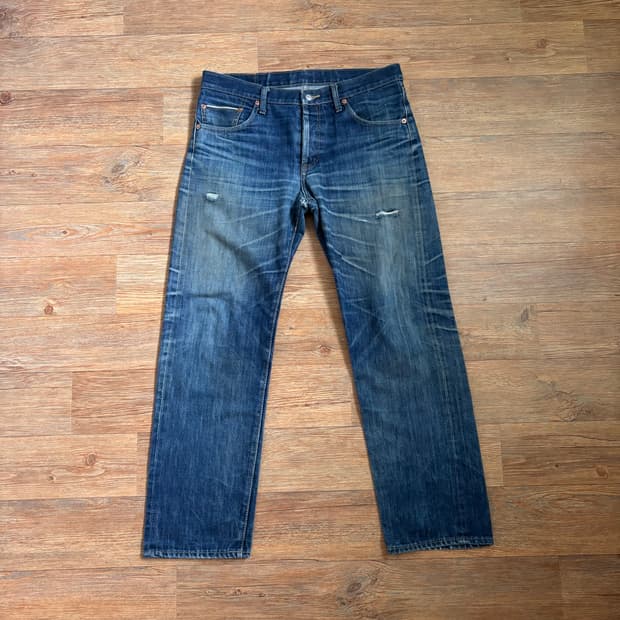 리바이스 501xx 빈티지 청바지 36 셀비지 빅E 데님 