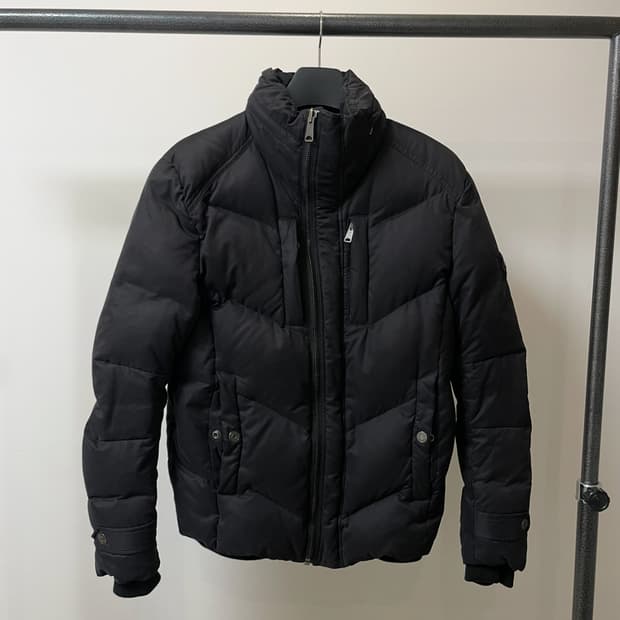 (M) ck 캘빈클라인 덕다운 더블 레이어드 히든 후드 패딩 자켓