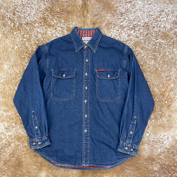 90's Columbia denim shirt