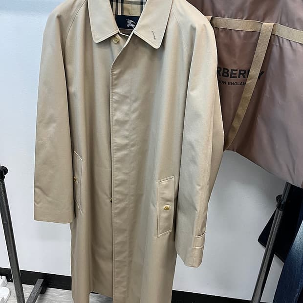 110) 버버리 개버딘 맥코트 