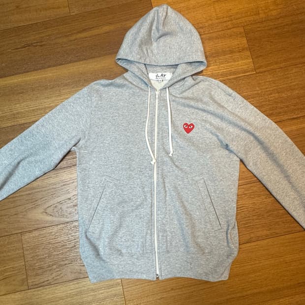 (XL)꼼데가르송 후드집업